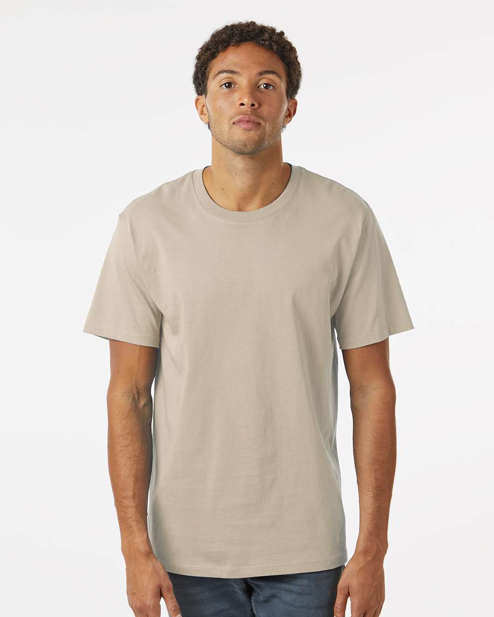 Unisex Classic T-Shirt - OnModelFront - B10372363 - Latte
