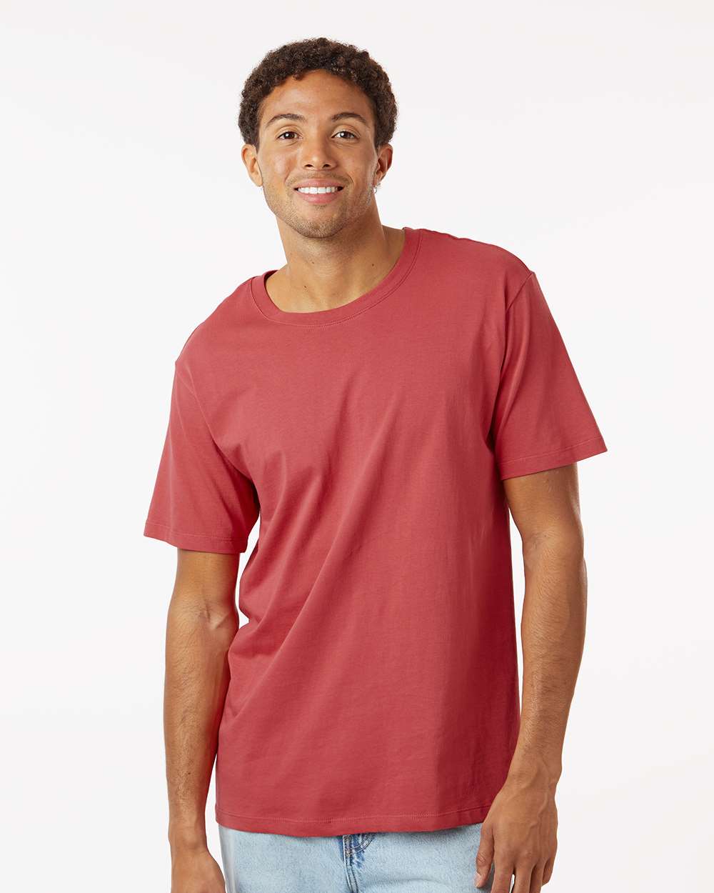 Unisex Classic T-Shirt - OnModelFront - B10372523 - Brick