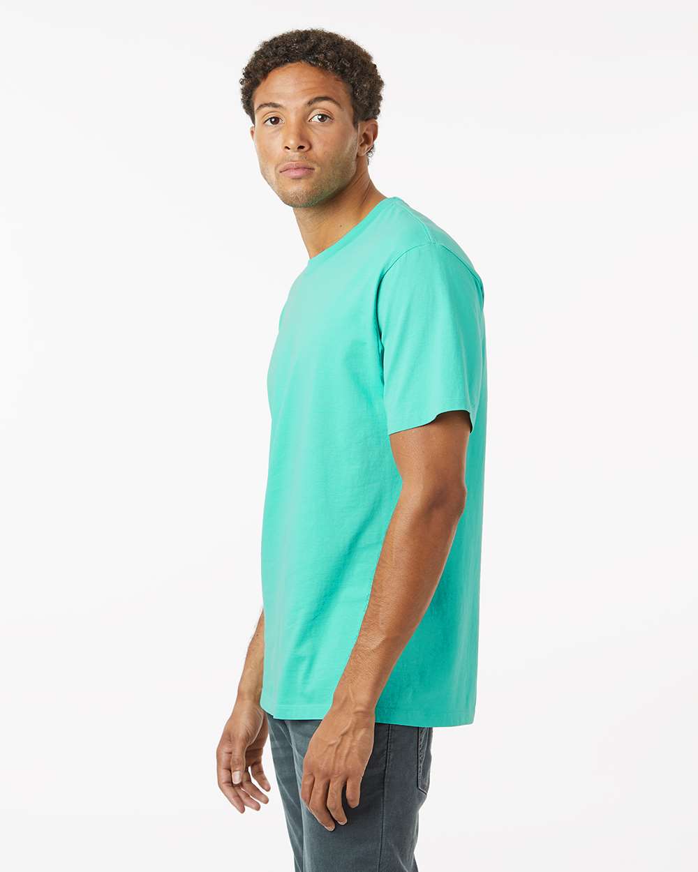 Unisex Classic T-Shirt - OnModelSide - B10372263 - Seafoam