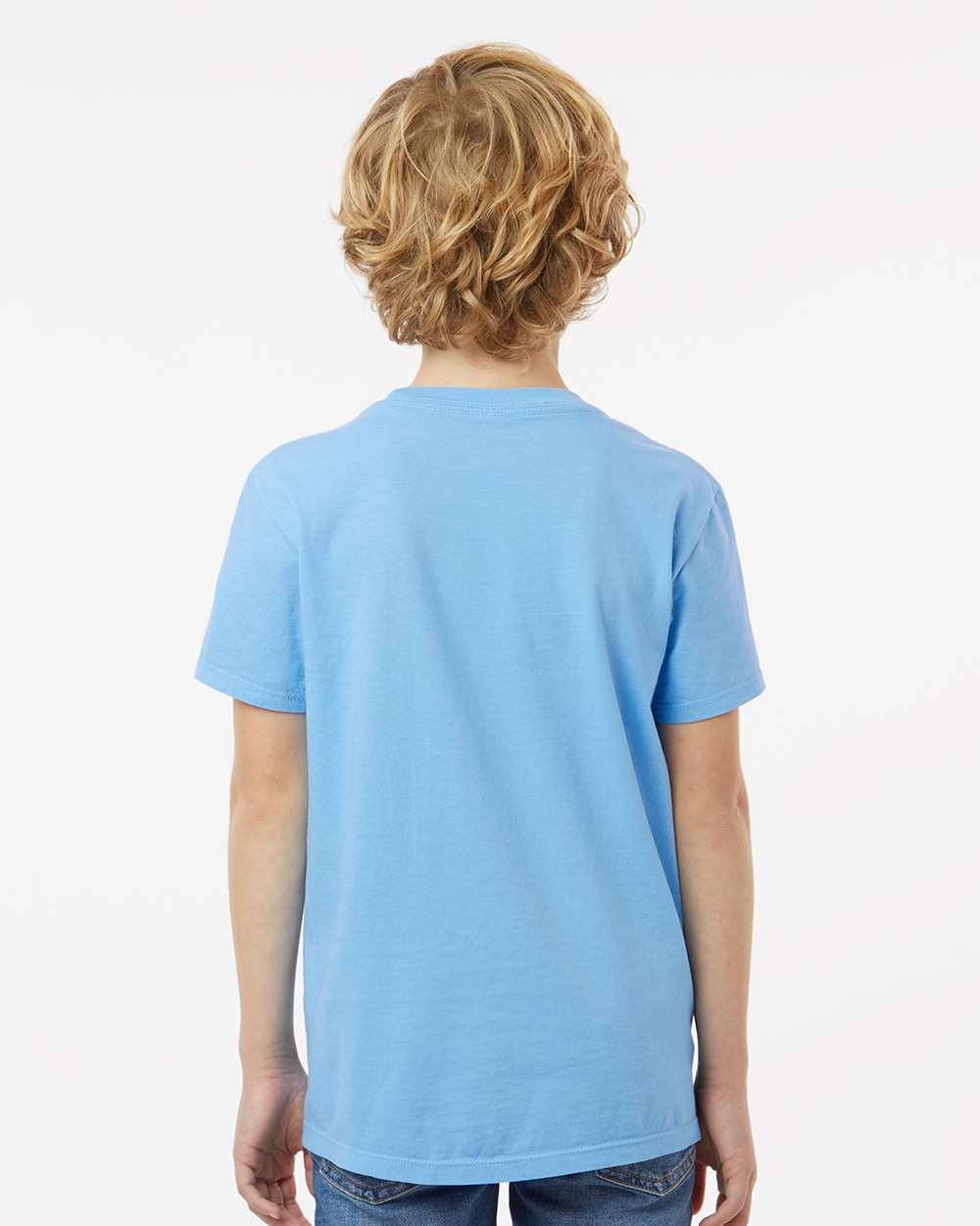 Youth Classic T-Shirt - OnModelBack - B10472252 - Azure