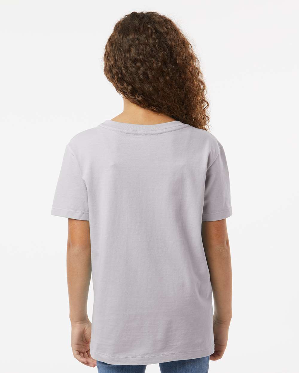 Youth Classic T-Shirt - OnModelBack - B10472352 - Silver