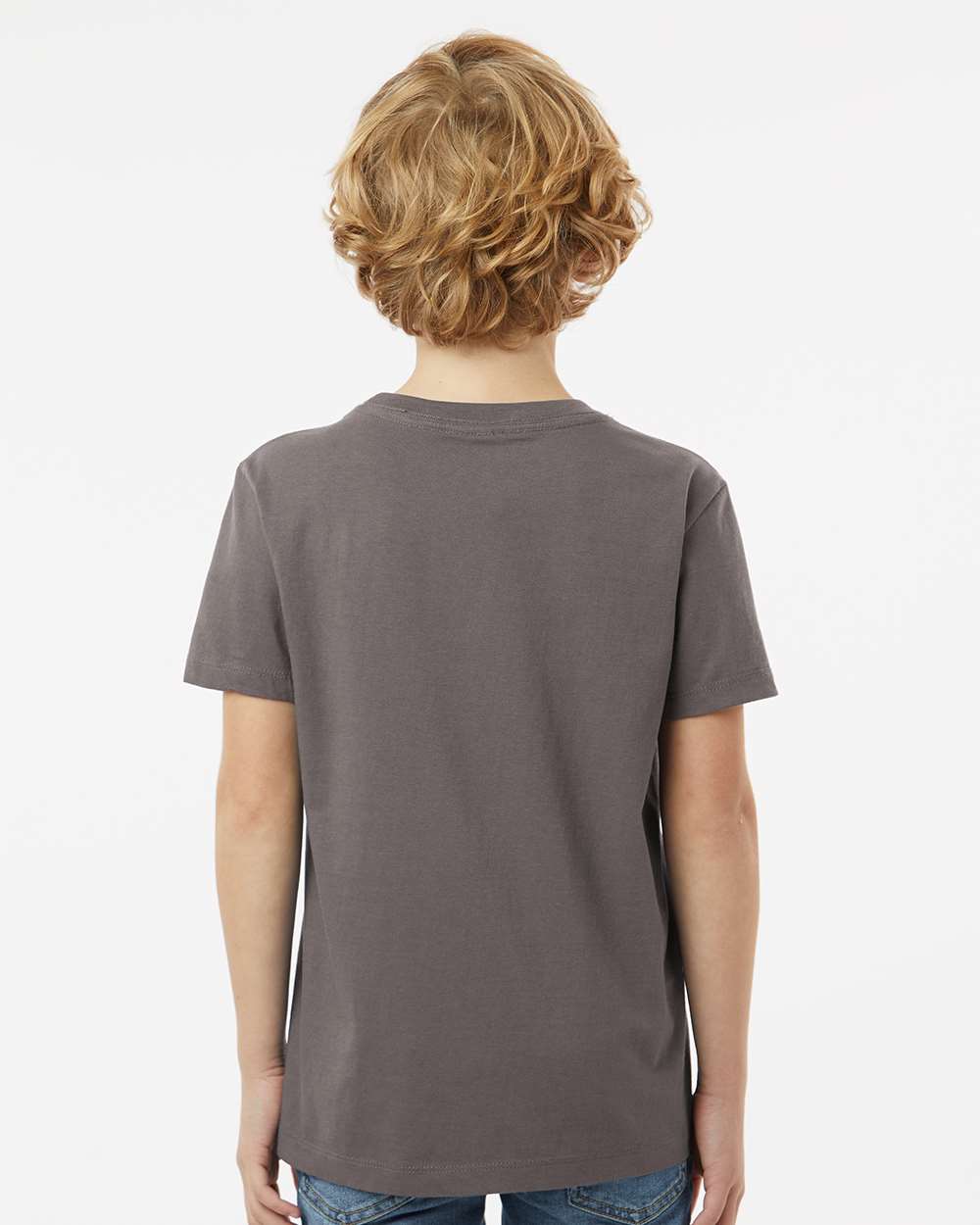 Youth Classic T-Shirt - OnModelBack - B10472492 - Graphite