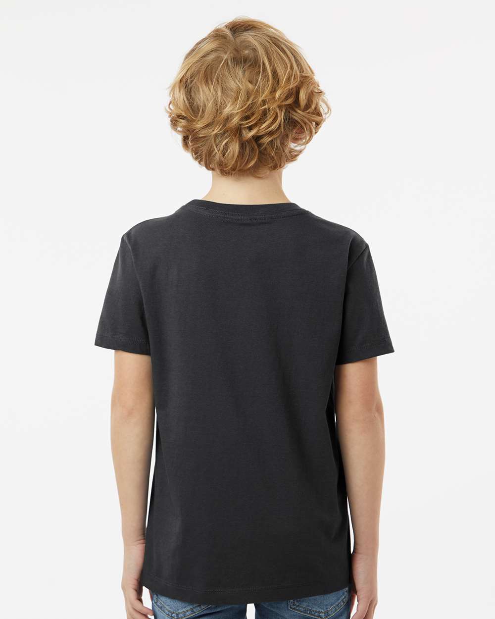 Youth Classic T-Shirt - OnModelBack - B10472502 - Black