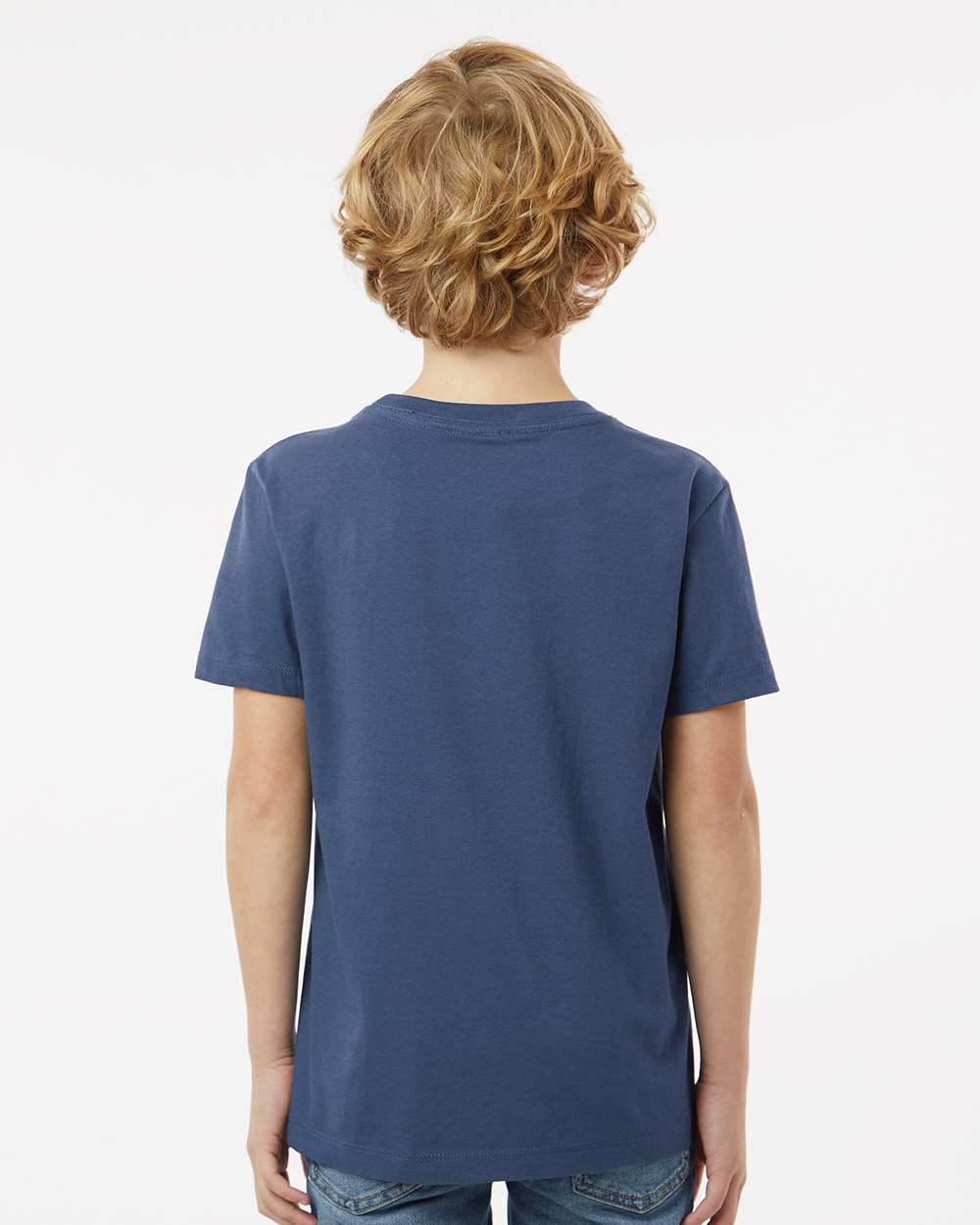 Youth Classic T-Shirt - OnModelBack - B10472652 - Navy