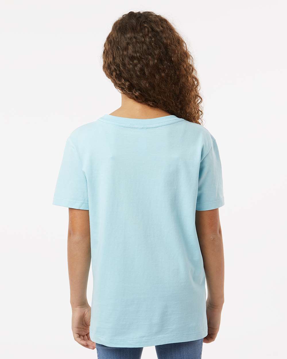 Youth Classic T-Shirt - OnModelBack - B10472683 - Chambray
