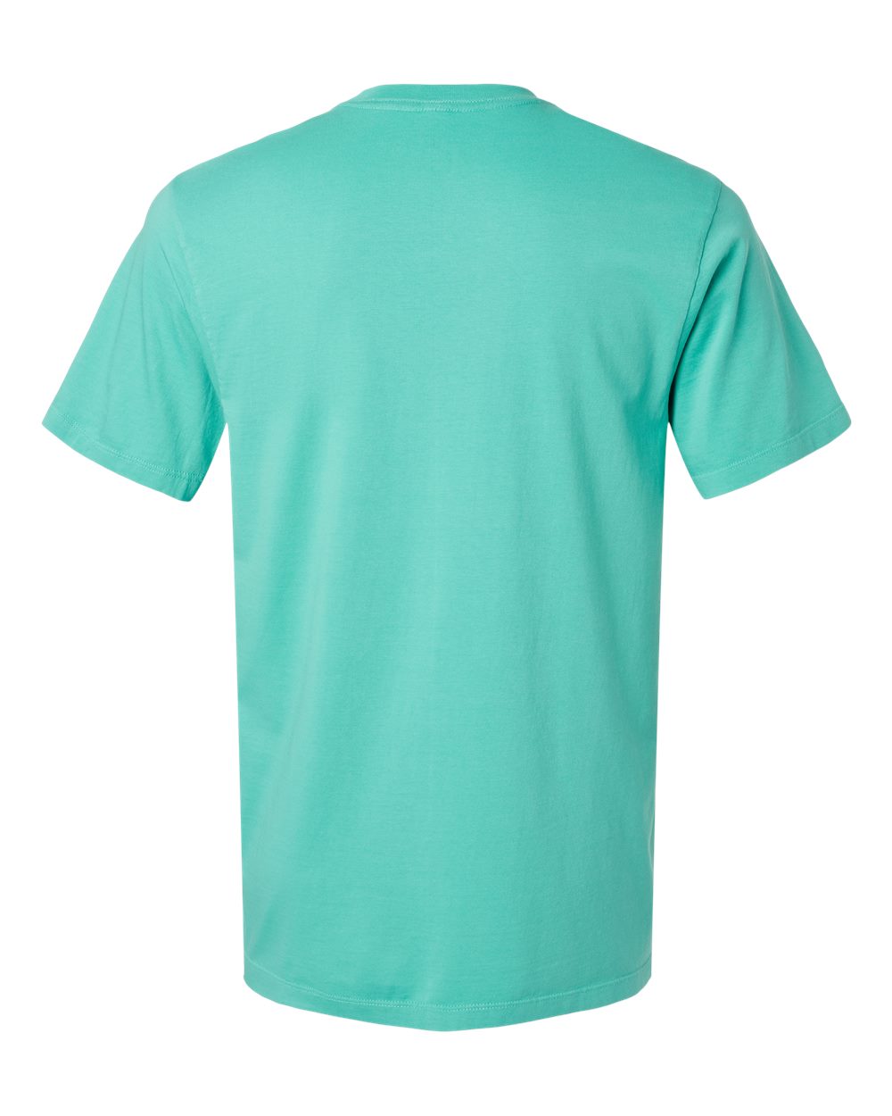Unisex Classic Pocket T-Shirt - Back - B10672253 - Seafoam