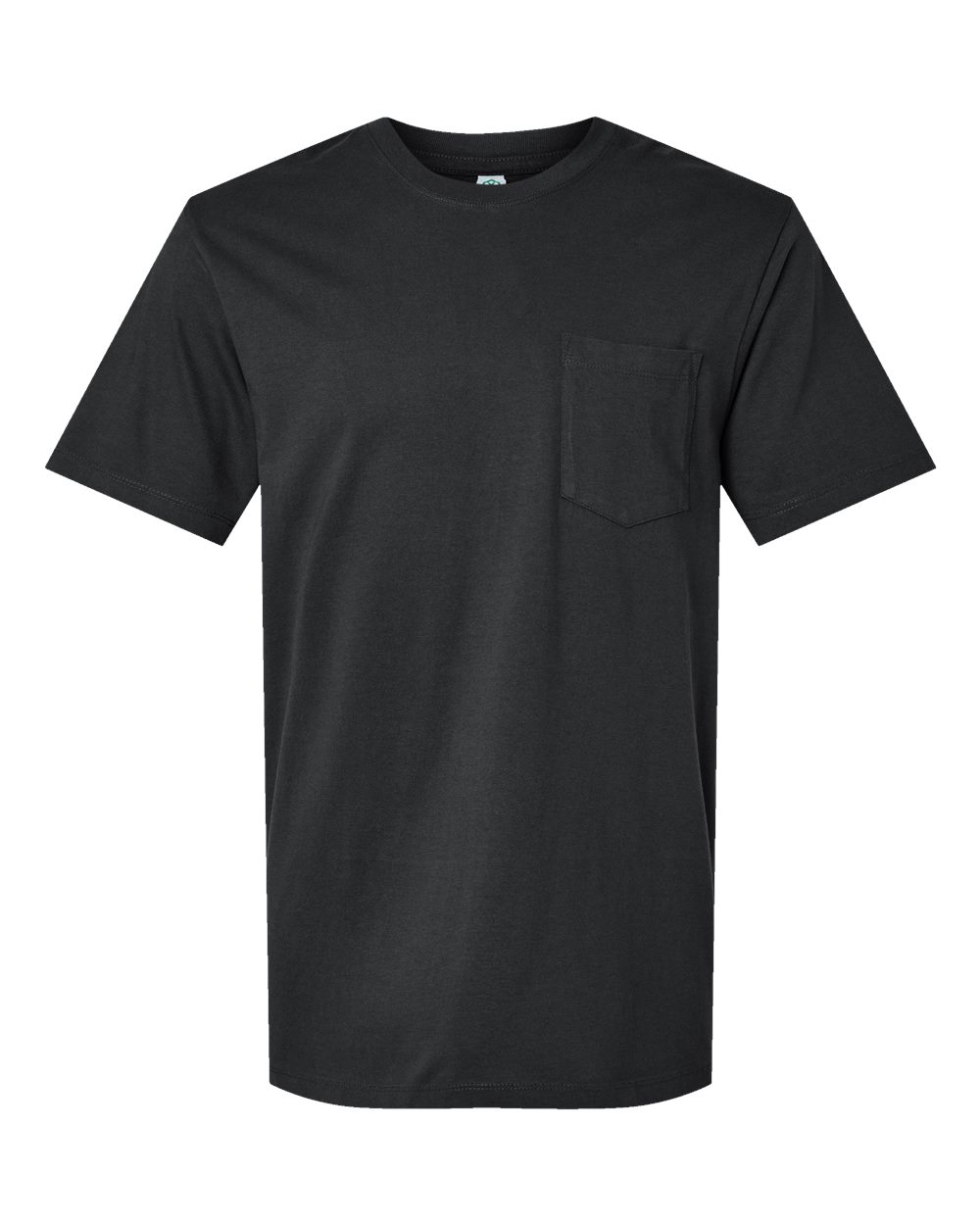 Unisex Classic Pocket T-Shirt - Front - B10672503 - Black