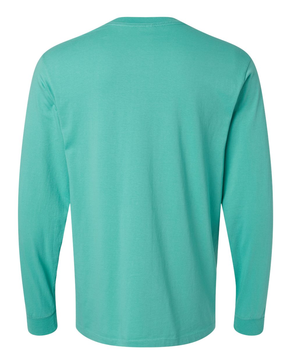 Unisex Classic Long Sleeve T-Shirt - Back - B10872253 - Seafoam