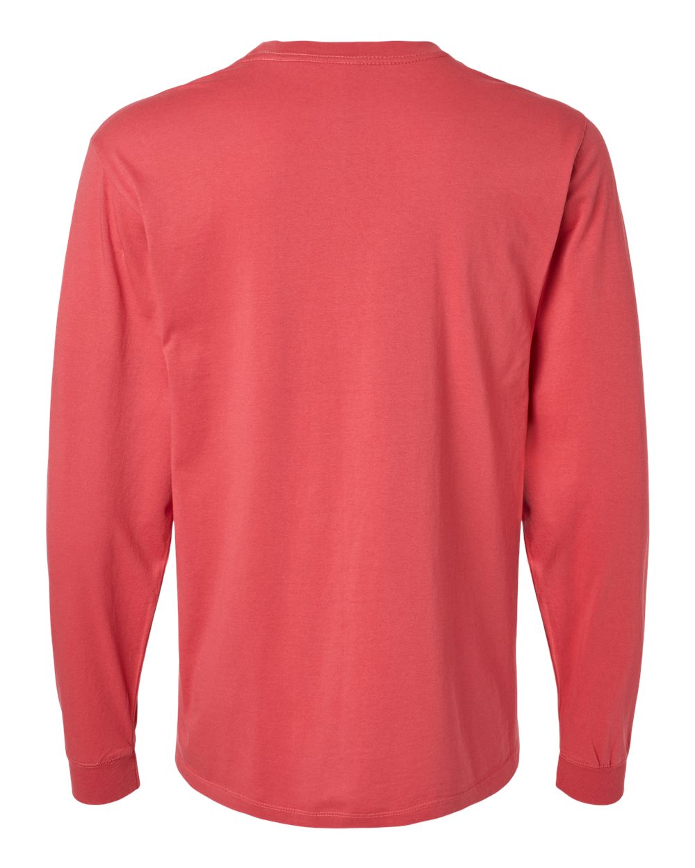 Unisex Classic Long Sleeve T-Shirt - Back - B10872523 - Brick