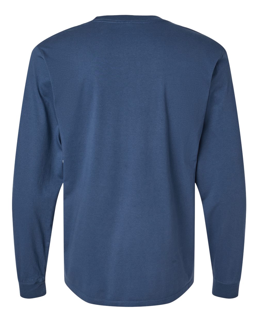 Unisex Classic Long Sleeve T-Shirt - Back - B10872653 - Navy