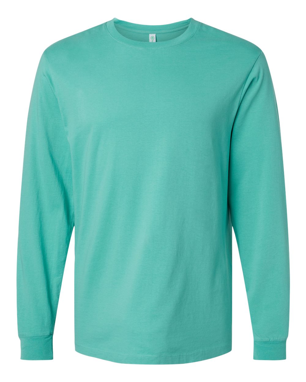 Unisex Classic Long Sleeve T-Shirt - Front - B10872253 - Seafoam