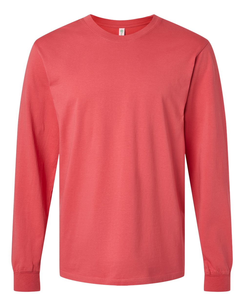 Unisex Classic Long Sleeve T-Shirt - Front - B10872523 - Brick