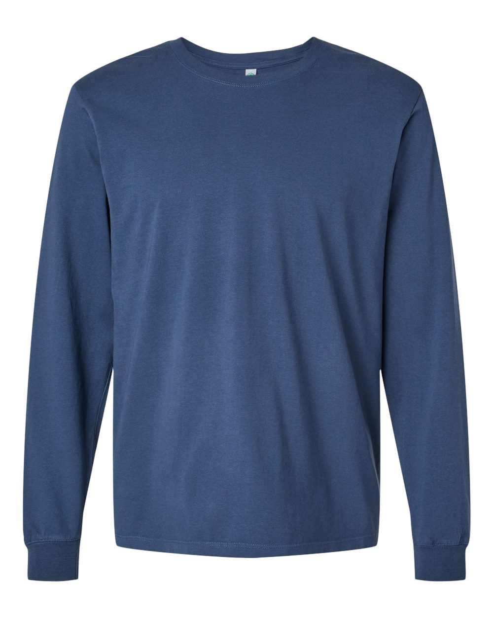 Unisex Classic Long Sleeve T-Shirt - Front - B10872653 - Navy