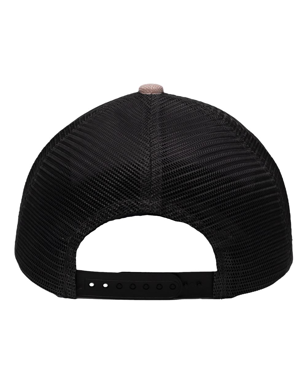 Modern Six-Panel Trucker Fit Cap - Back - B14995240 - X Hatch Khaki/ Black