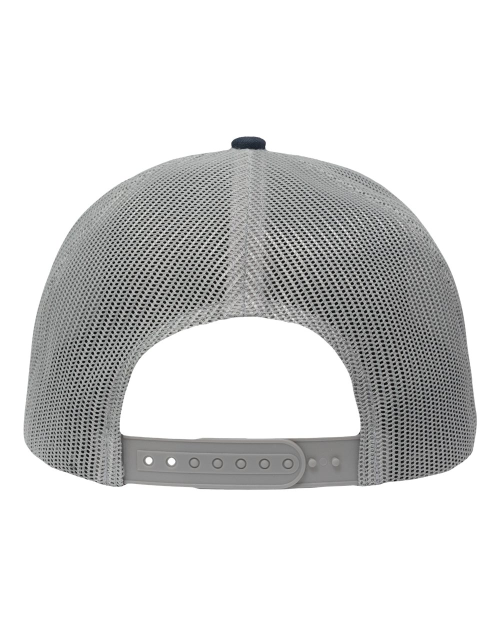 Modern Six-Panel Trucker Fit Cap - Back - B14995650 - Navy/ Grey