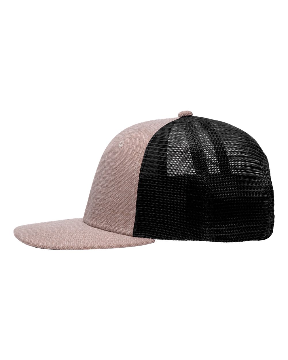 Modern Six-Panel Trucker Fit Cap - DirectSide - B14995240 - X Hatch Khaki/ Black
