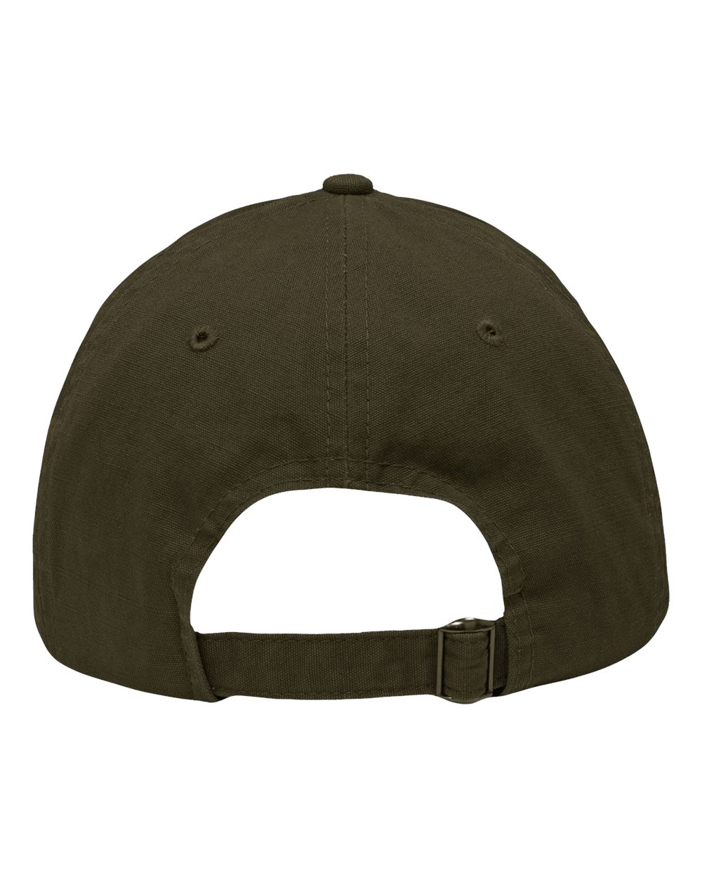 Dad Hat Fit - Back - B15195540 - Brushed Dark Olive Green