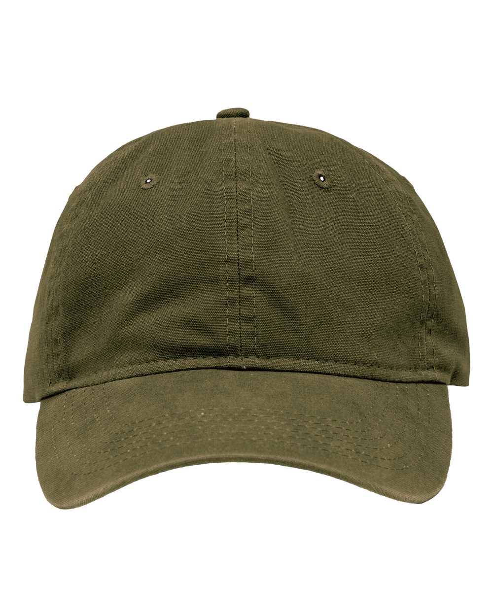 Dad Hat Fit - Front - B15195160 - Chino Dark Olive Green