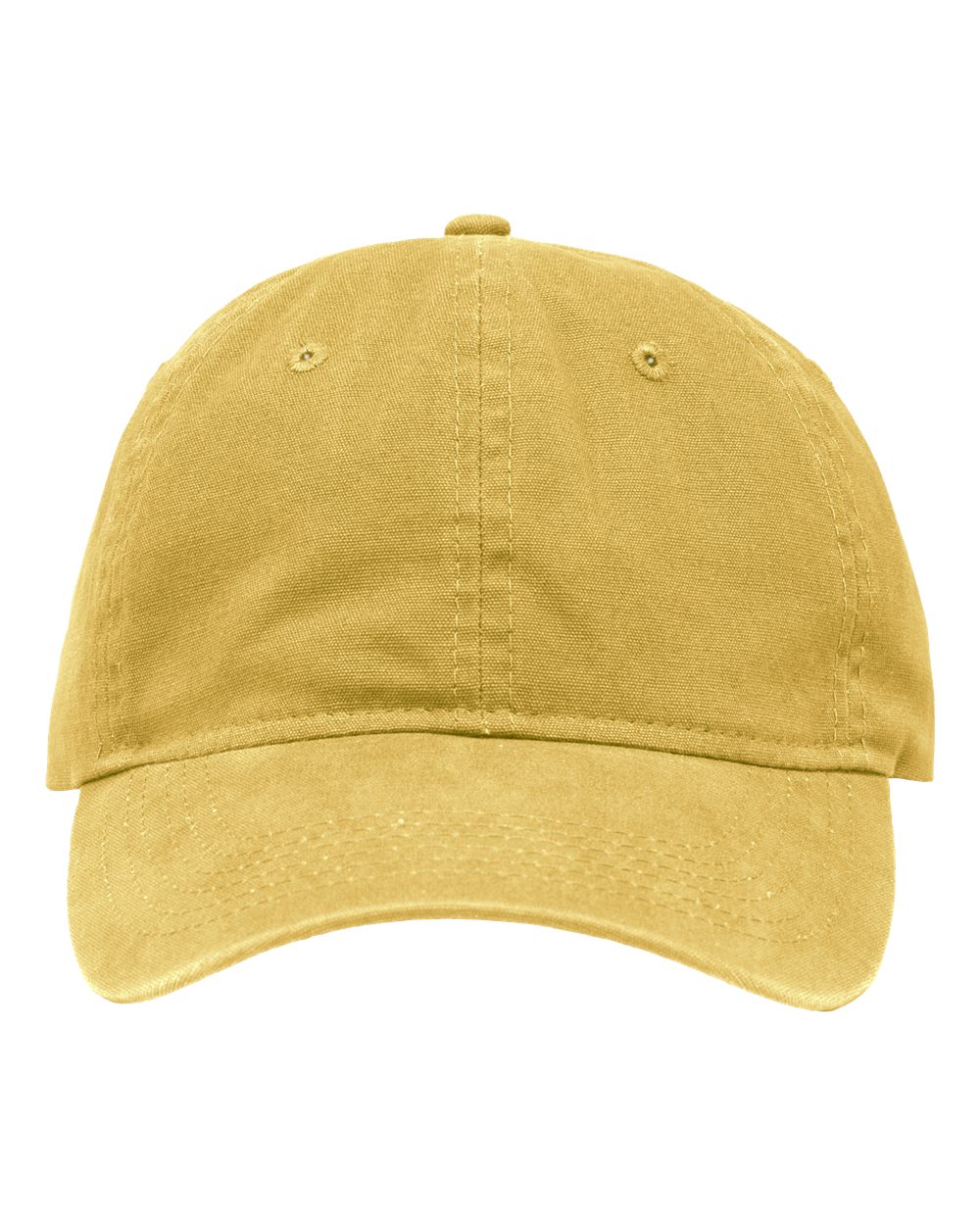 Dad Hat Fit - Front - B15195220 - Pigment Mustard Yellow