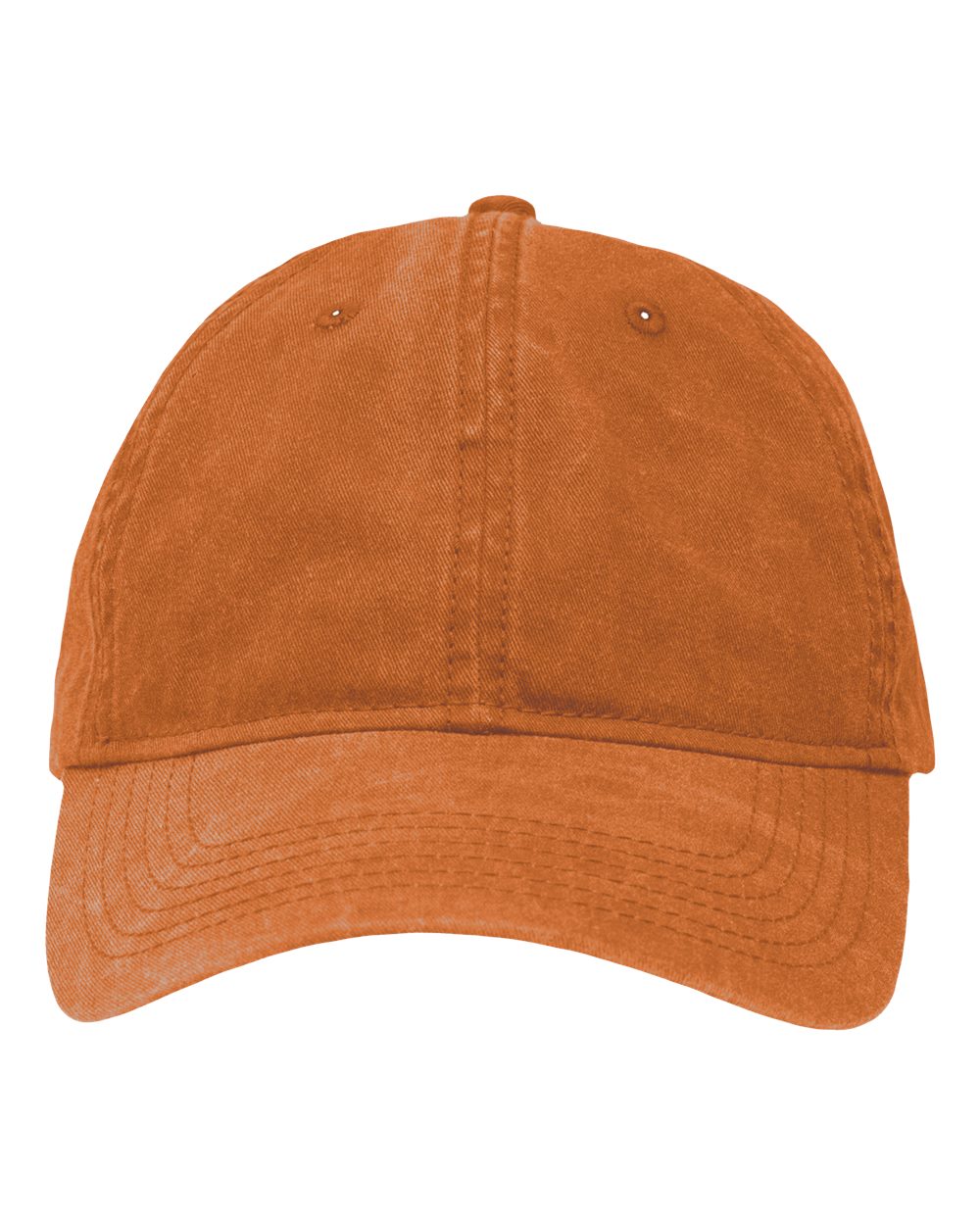 Dad Hat Fit - Front - B15195320 - Pigment Texas Orange