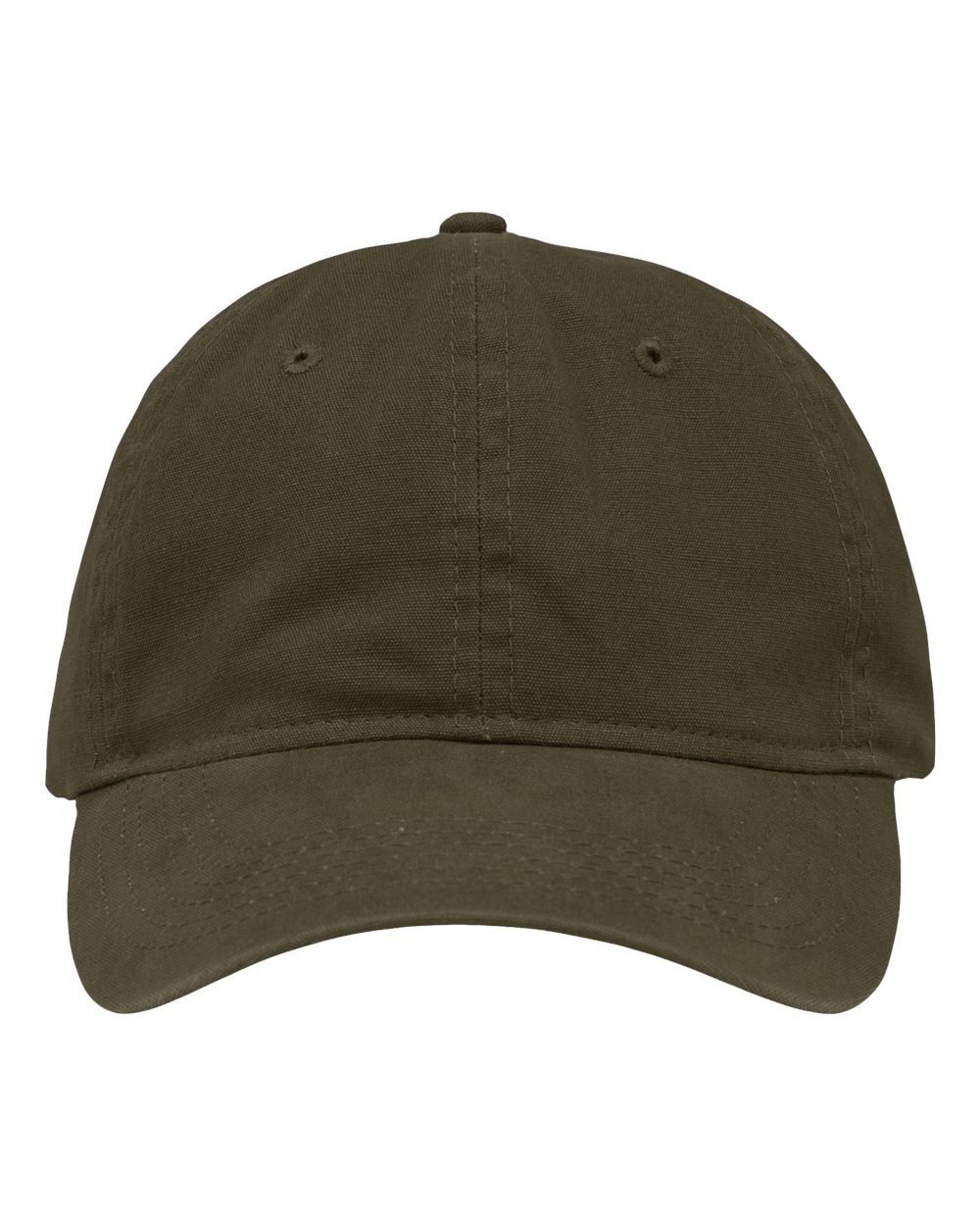 Dad Hat Fit - Front - B15195540 - Brushed Dark Olive Green