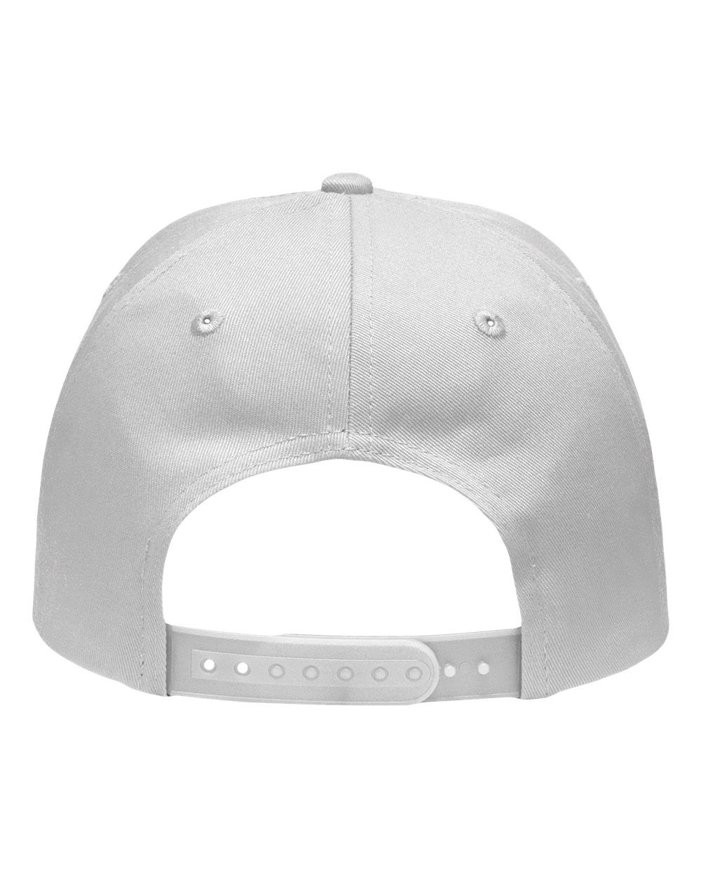 Lo-Pro Solid Back Traditional Trucker Cap - Back - B18395000 - White