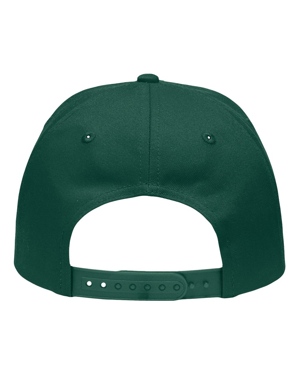 Lo-Pro Solid Back Traditional Trucker Cap - Back - B18395540 - Forest Green