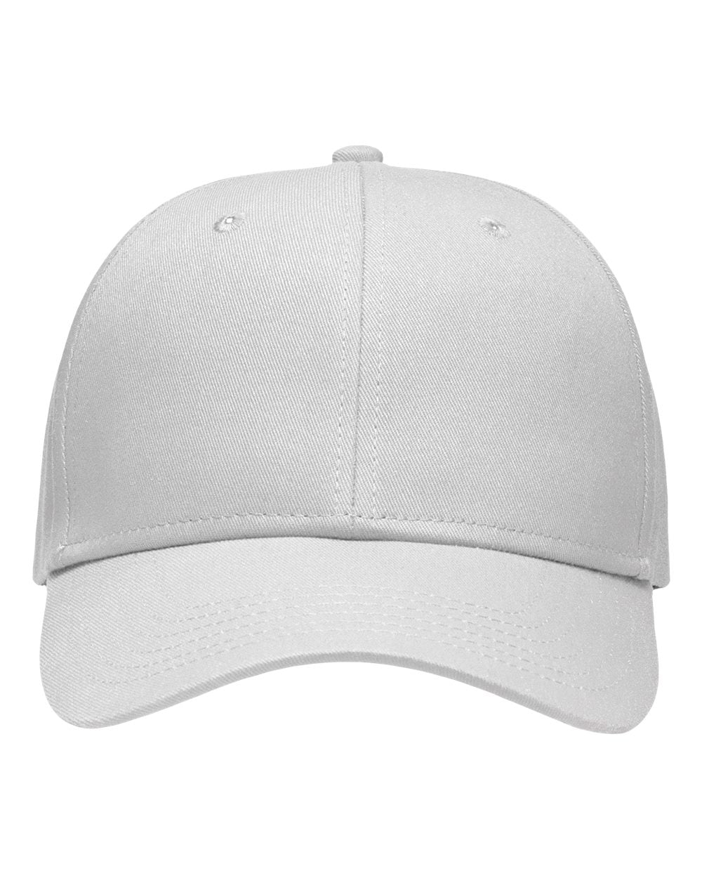 Lo-Pro Solid Back Traditional Trucker Cap - Front - B18395000 - White