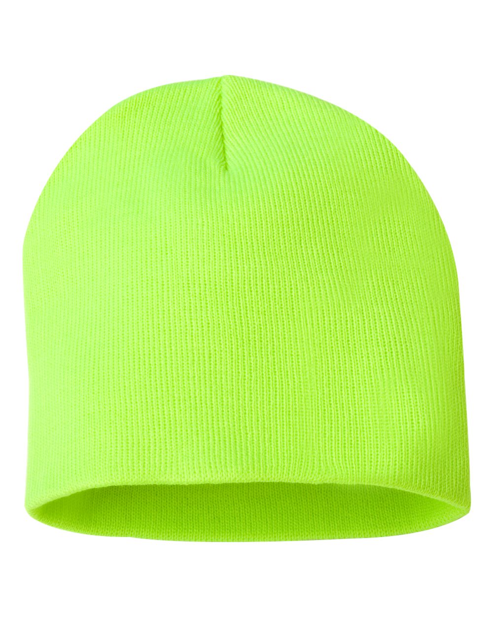 8" Beanie - Back - B84095410 - Safety Yellow