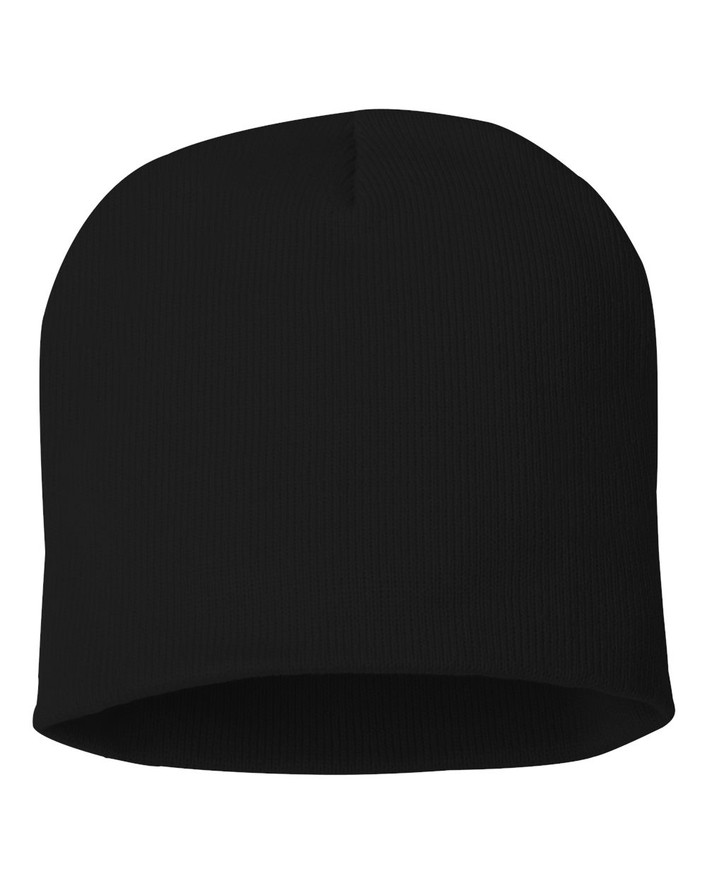 8" Beanie - Back - B84095500 - Black