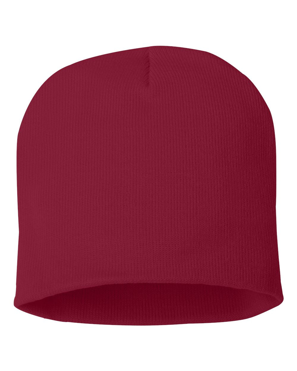 8" Beanie - Back - B84095520 - Cardinal