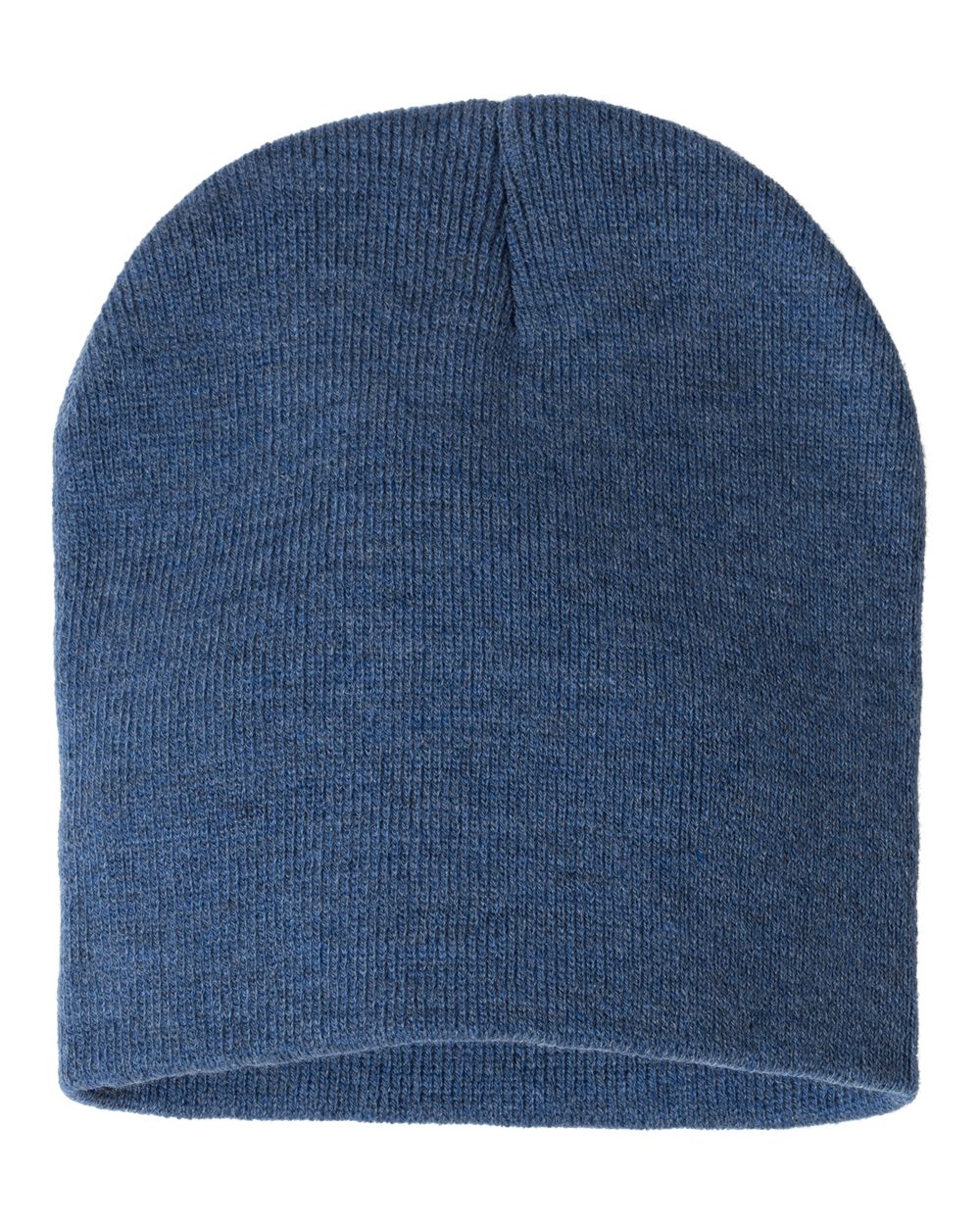 8" Beanie - Back - B84095740 - Heather Dark Royal