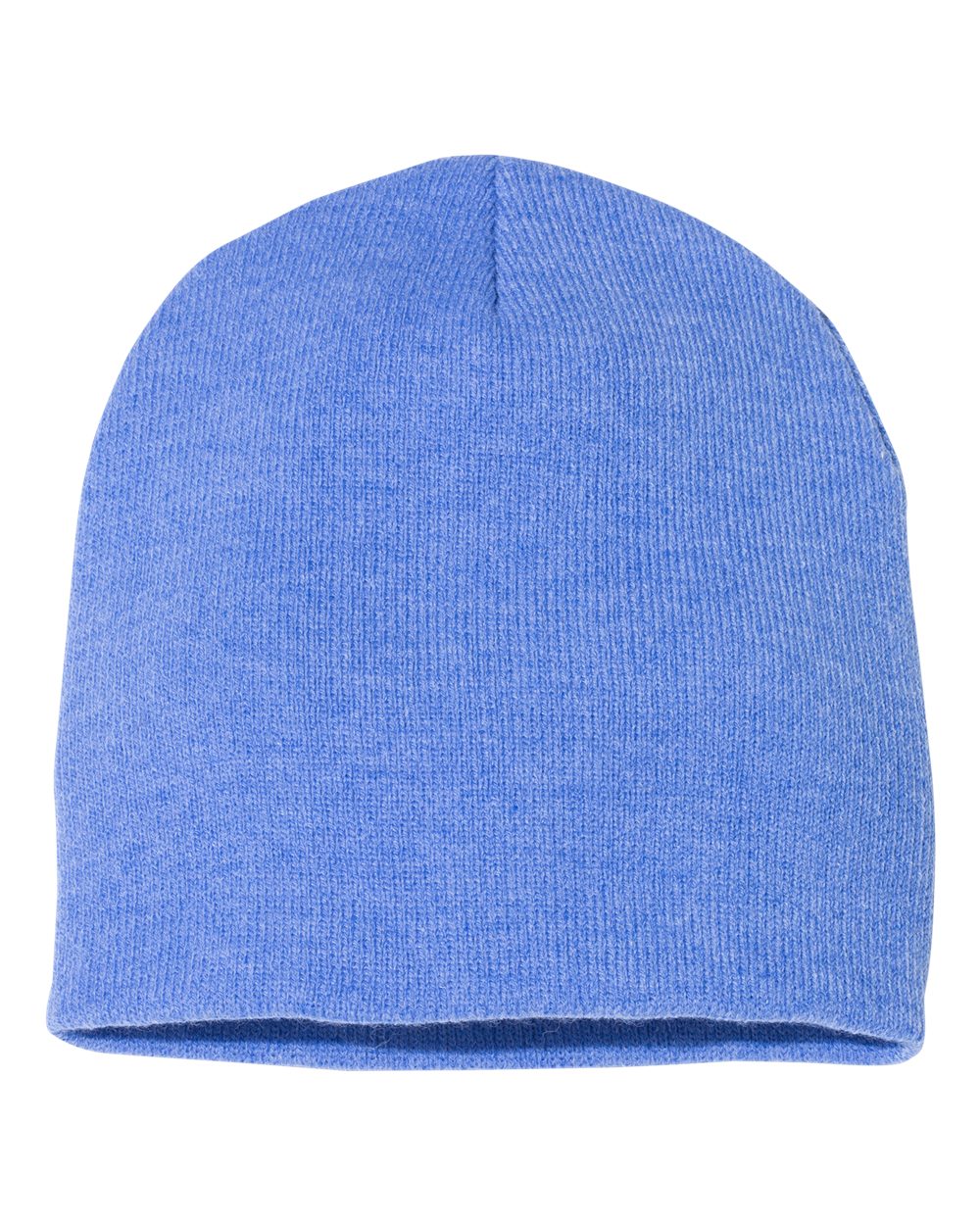 8" Beanie - Back - B84095780 - Heather Royal