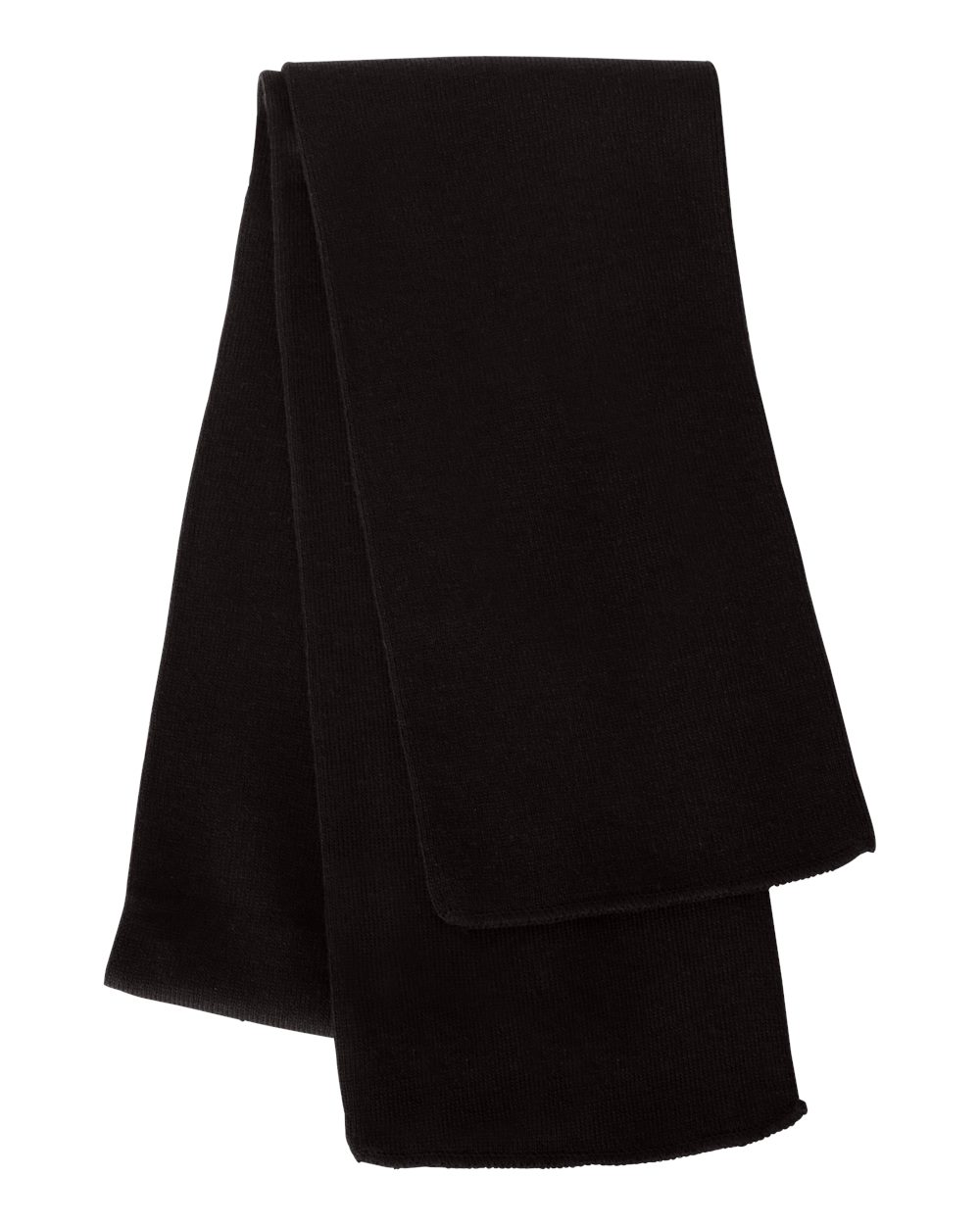 Knit Scarf - Back - B88795500 - Black