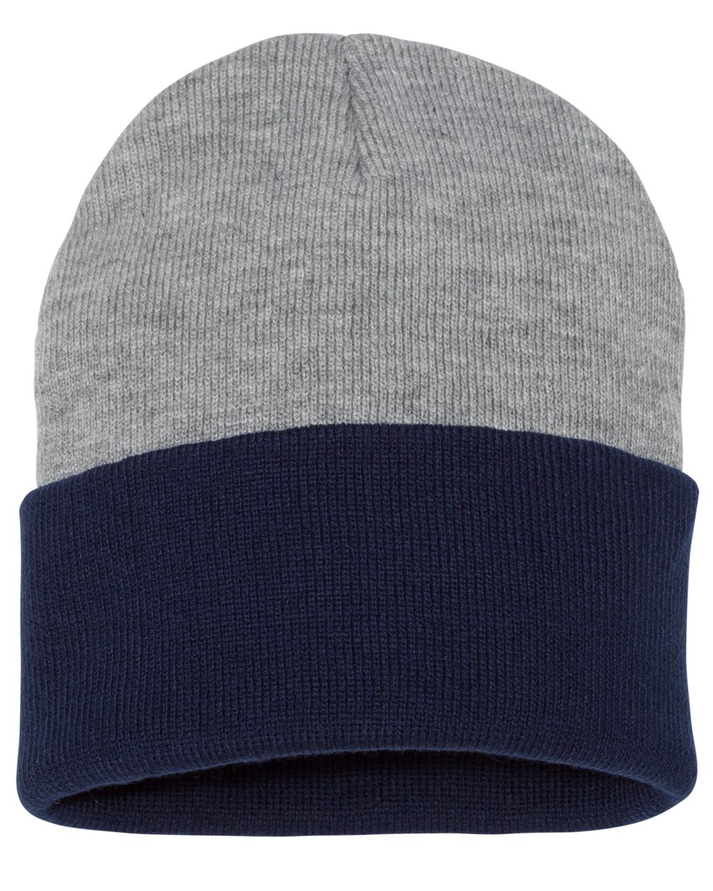 12" Color Blocked Cuffed Beanie - styleImage