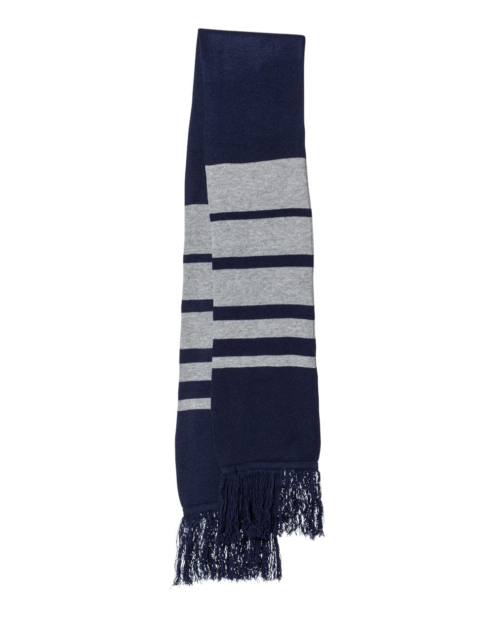 Soccer Scarf - Back - B50695660 - Navy/ Heather Grey