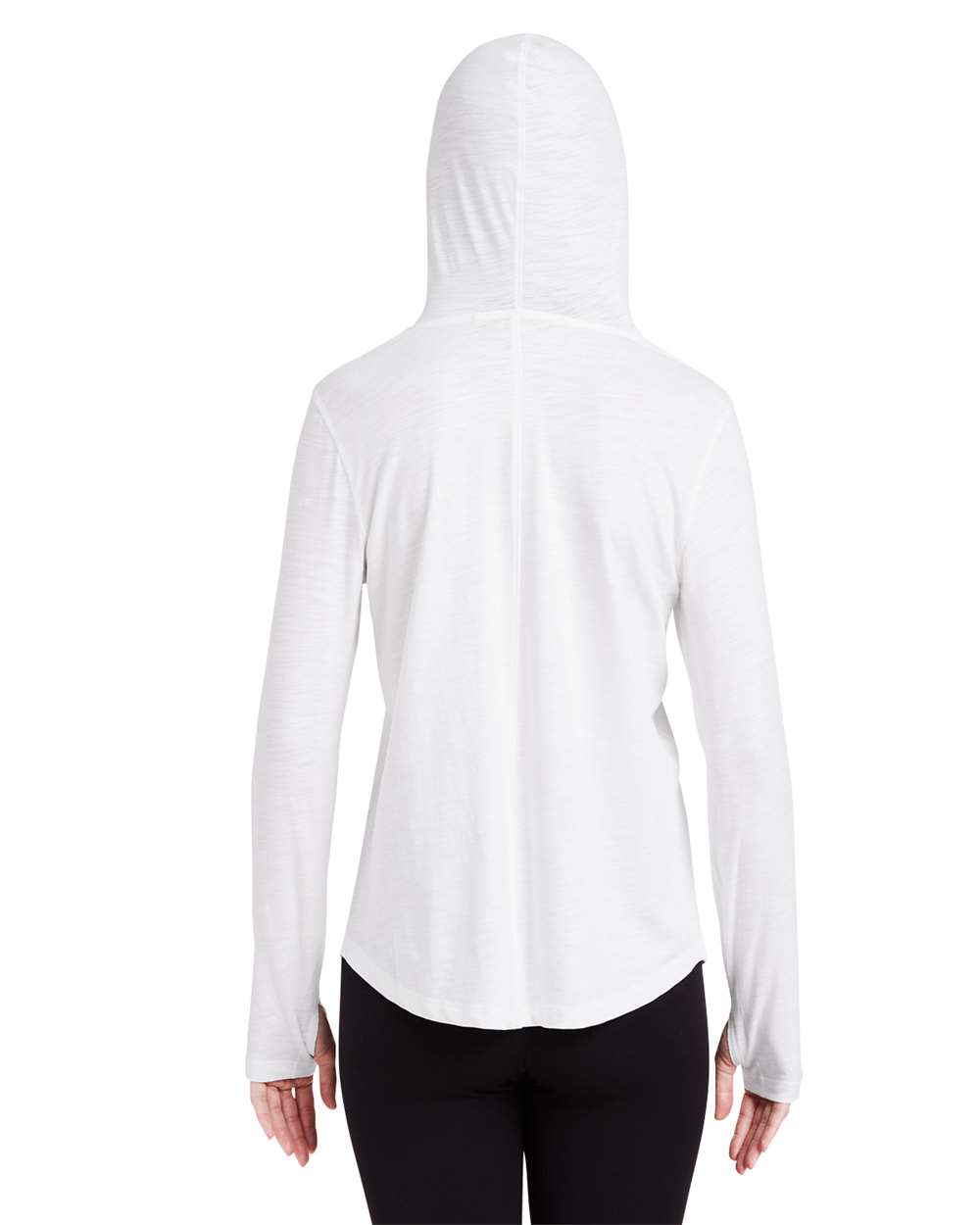 Women's Recess Hooded Pullover - OnModelBack - B661D8002 - White