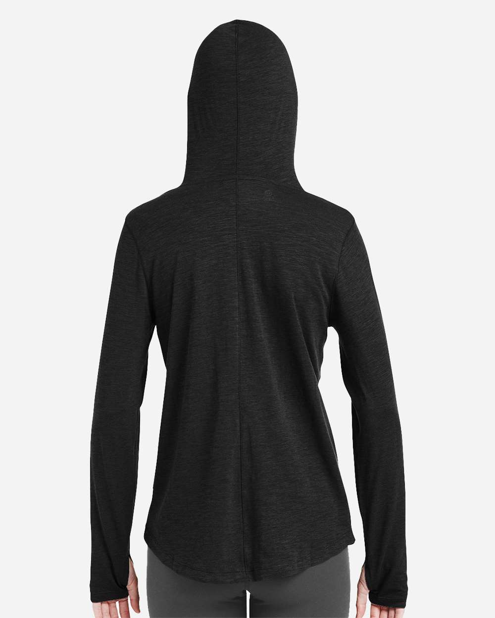 Women's Recess Hooded Pullover - OnModelBack - B661D8502 - Black