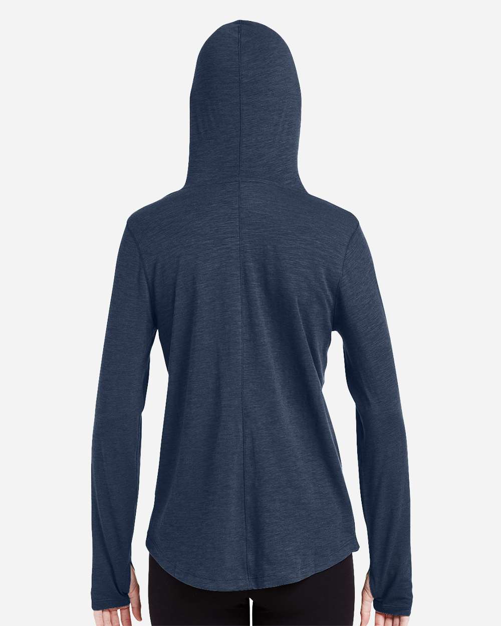 Women's Recess Hooded Pullover - OnModelBack - B661D8652 - Classic Navy