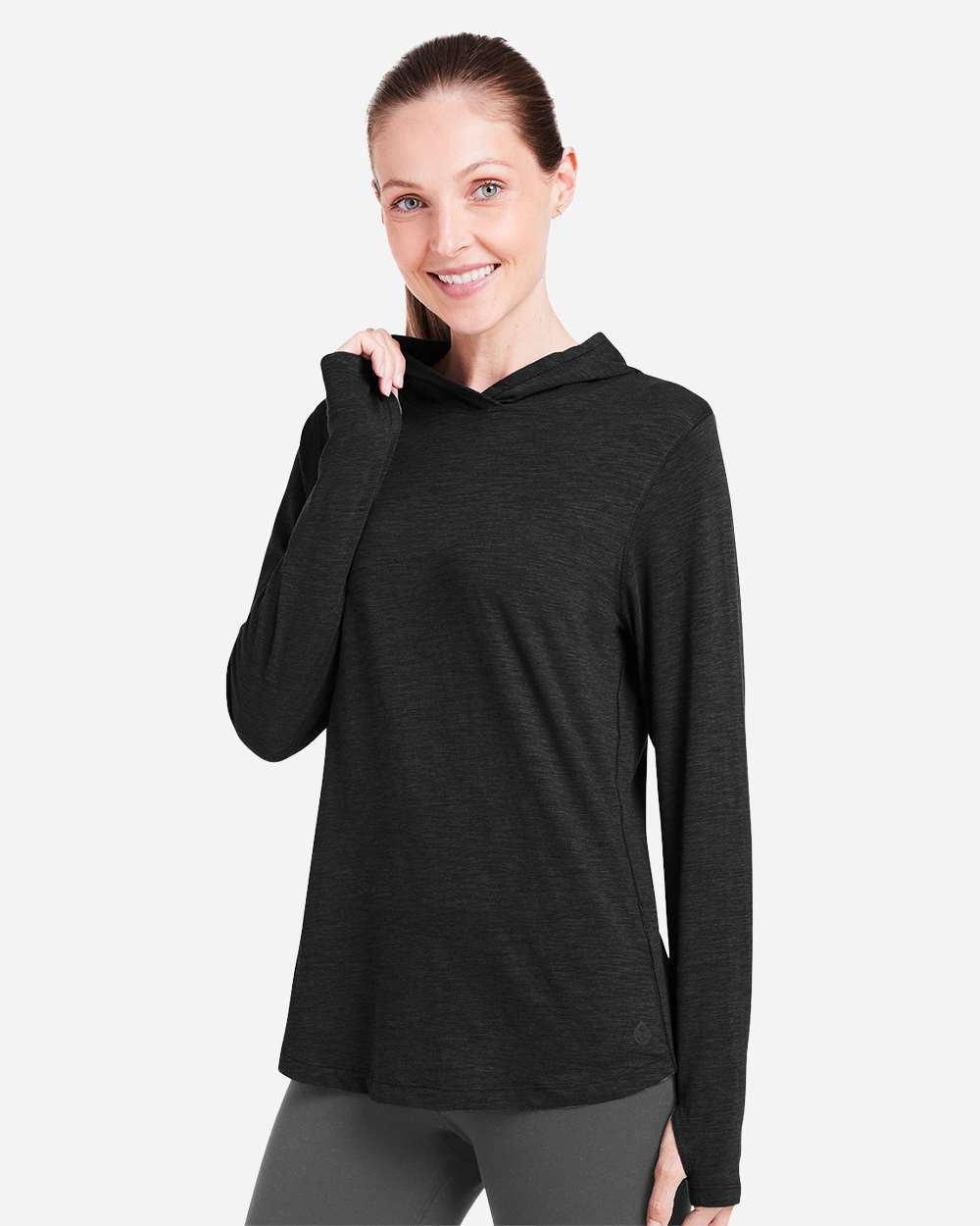 Women's Recess Hooded Pullover - OnModelSide - B661D8502 - Black