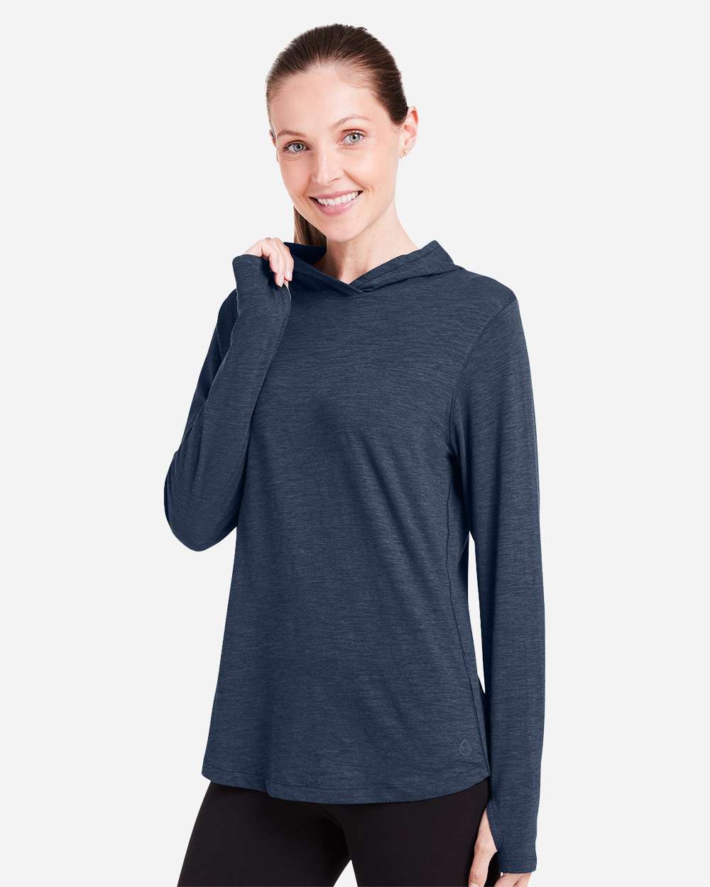 Women's Recess Hooded Pullover - OnModelSide - B661D8652 - Classic Navy