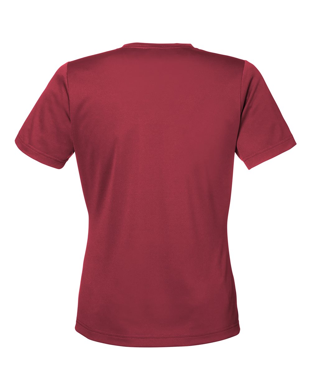 Women's Zone Performance Mesh T-Shirt - Back - B687D9102 - Sport Maroon