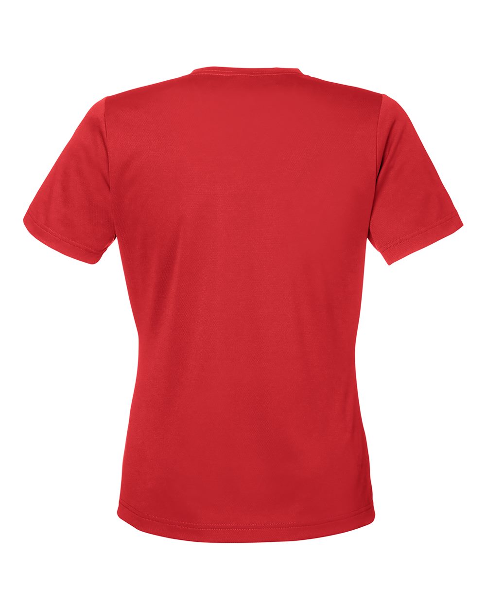 Women's Zone Performance Mesh T-Shirt - Back - B687D9142 - Sport Scarlet Red