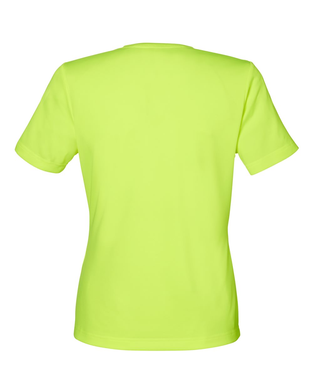 Women's Zone Performance Mesh T-Shirt - Back - B687D9172 - Safety Yellow
