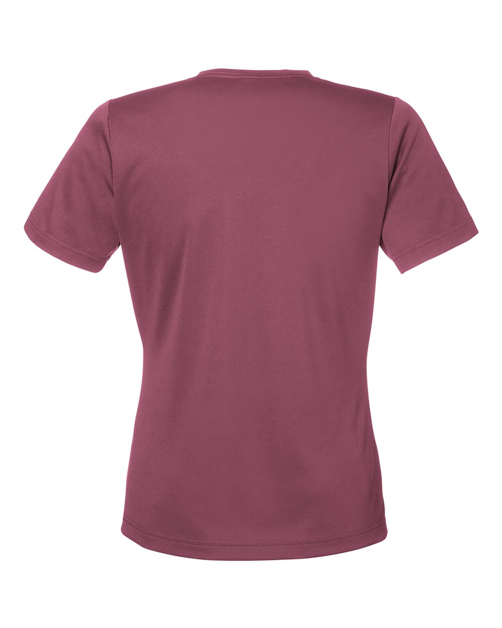 Women's Zone Performance Mesh T-Shirt - Back - B687D9532 - Sport Dark Maroon