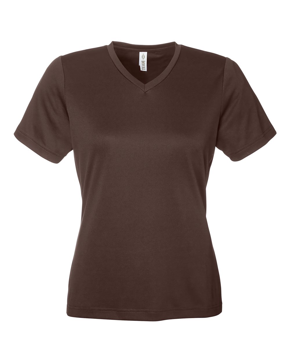 Women's Zone Performance Mesh T-Shirt - Front - B687D9054 - Sport Dark Brown