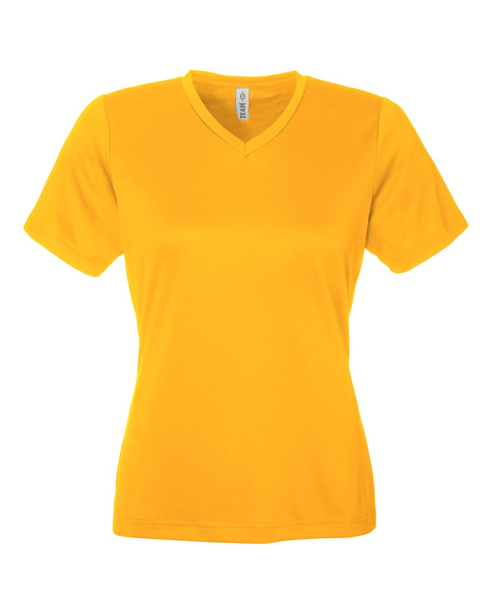 Women's Zone Performance Mesh T-Shirt - Front - B687D9122 - Sport Athletic Gold