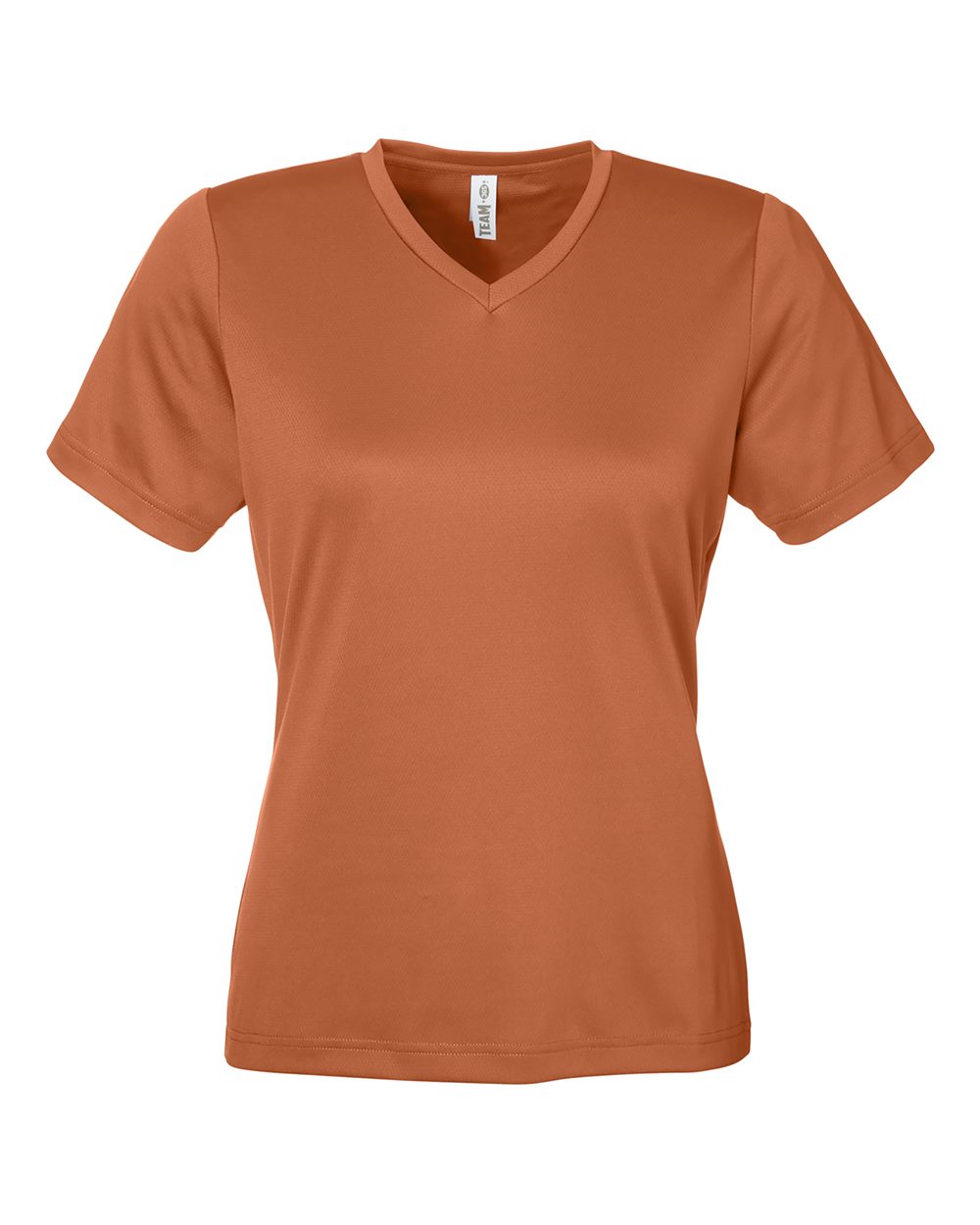 Women's Zone Performance Mesh T-Shirt - Front - B687D9322 - Sport Burnt Orange