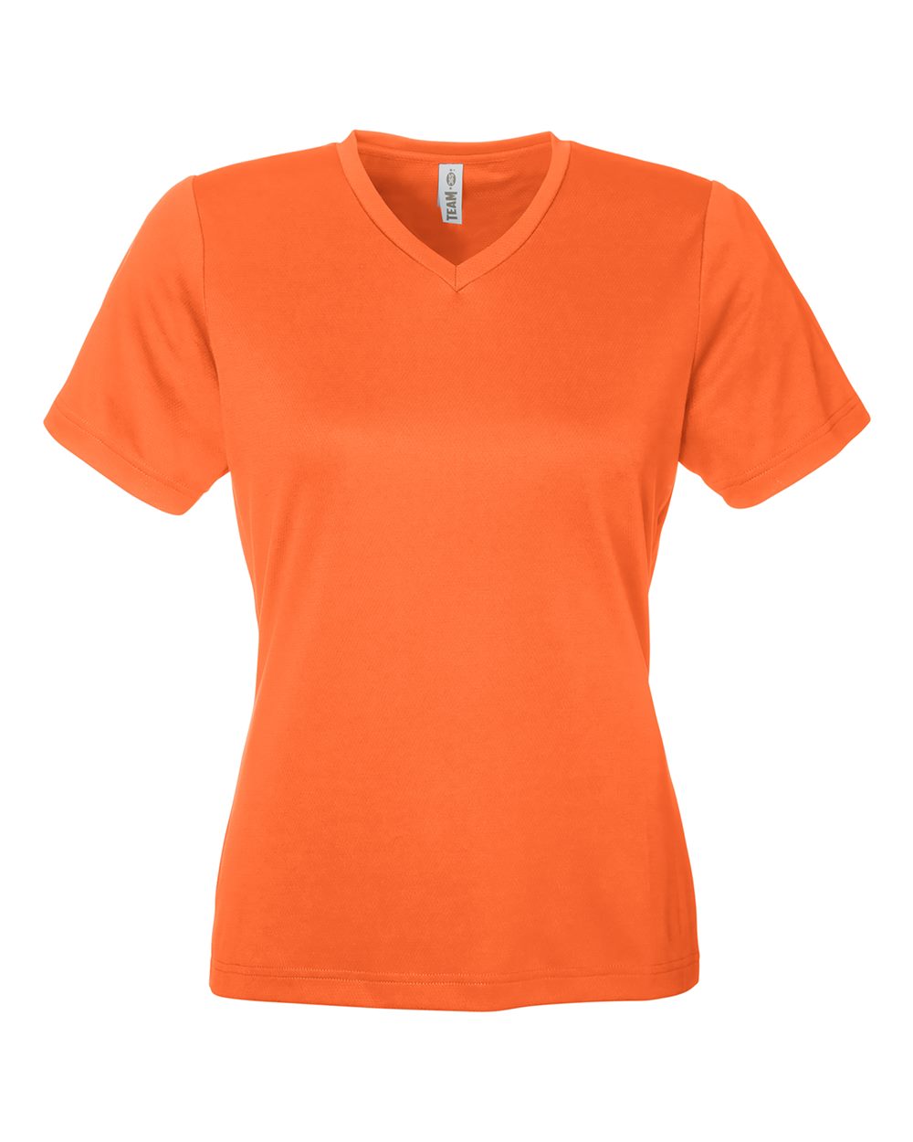 Women's Zone Performance Mesh T-Shirt - Front - B687D9662 - Sport Orange