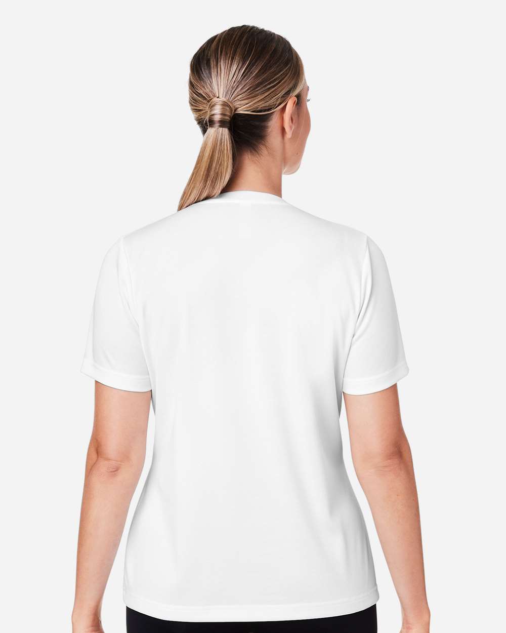 Women's Zone Performance Mesh T-Shirt - OnModelBack - B687D9002 - White